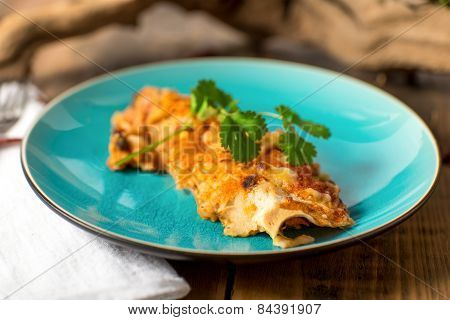 Sweet Potato Black Bean Baked Enchiladas Mexican Food