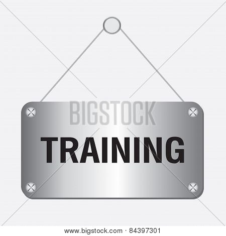 silver metallic training