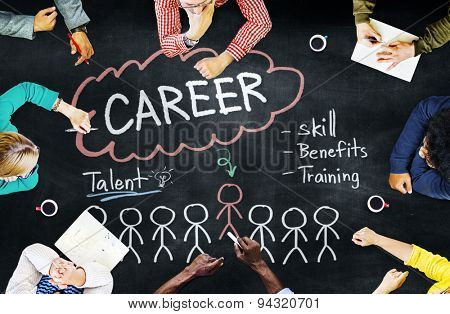 Career Talent Skill Talent Benefits Occupation Concept