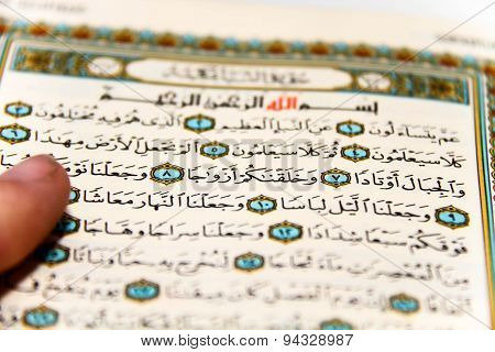 Sheets Entire Qoran - Koran - Qur'an With The Names Of Allah