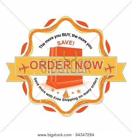 Order now and get shipping discounts
