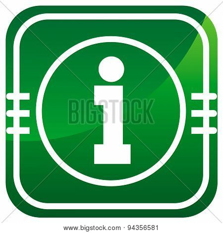 Information Sign - Vector Icon Isolated