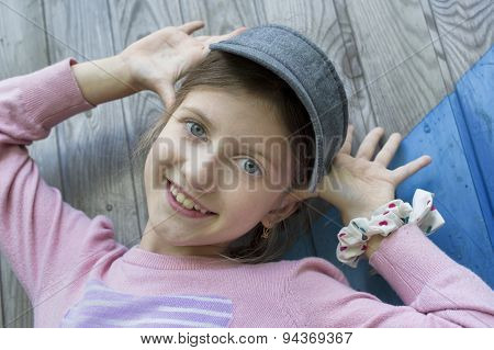 Girl Making Face
