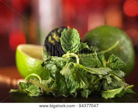 Preparing Mojito