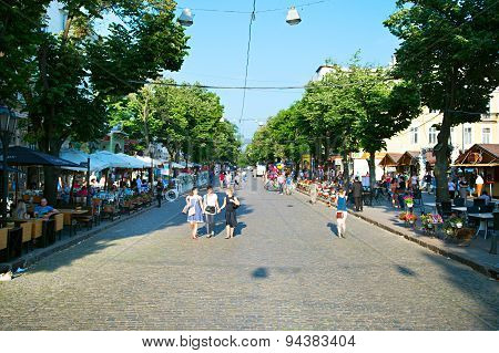 Tourist In Odessa, Ukraine