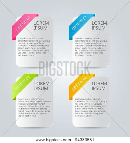 Modern infographic template