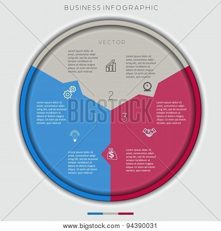 Multi-coloured Circle Numbered, Three Options