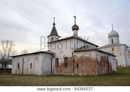 Mikhail Malein's (Malefic) church. Veliky Novgorod, Russia