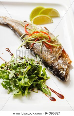 baked trout