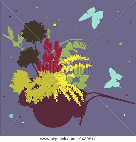 Composição floral