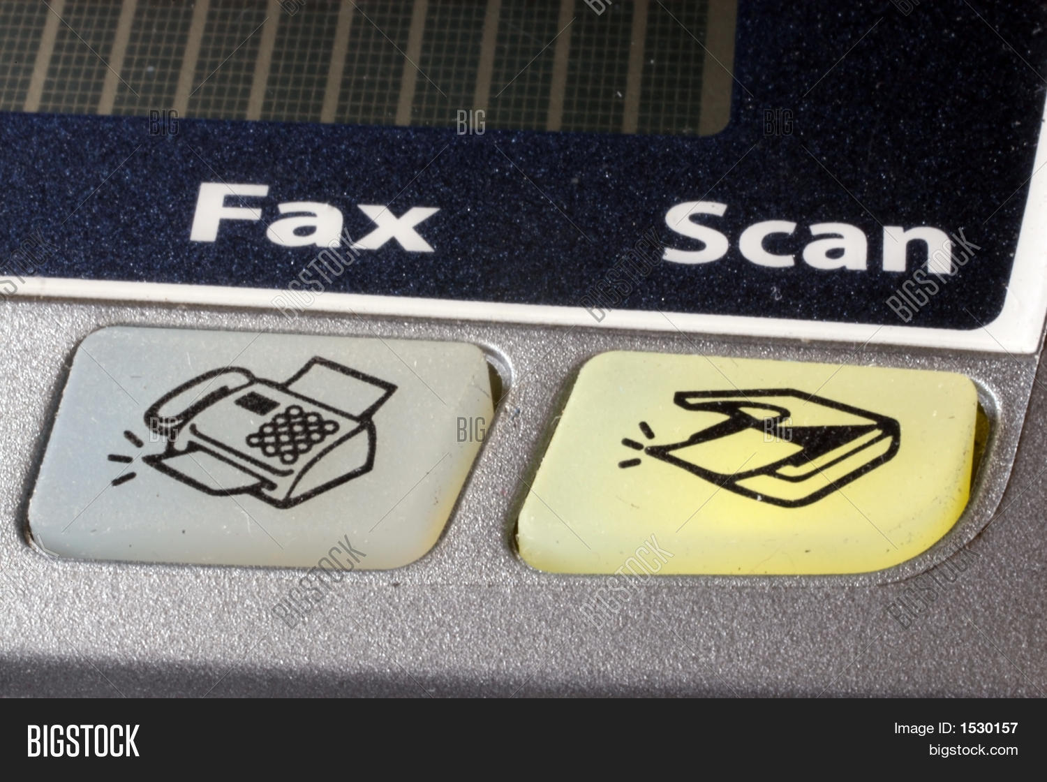 Scan Button Fax Image & Photo (Free Trial) Bigstock