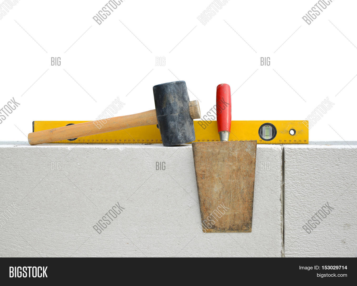 Masonry Tools On White Image & Photo (Free Trial) Bigstock