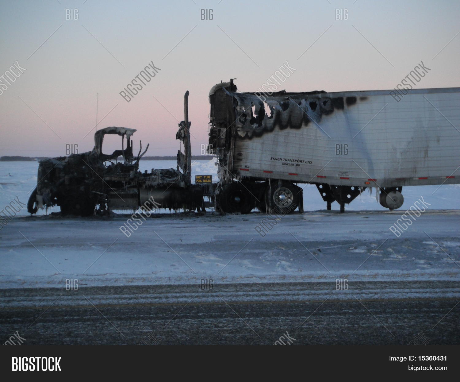 Semi-Truck Explosion Image & Photo (Free Trial) | Bigstock