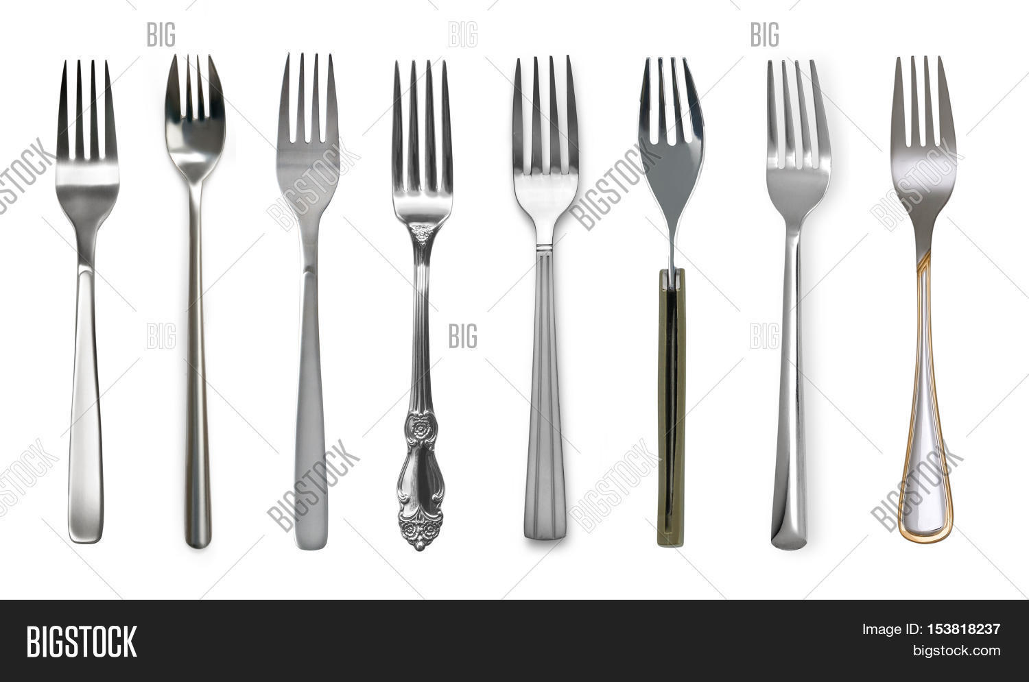Eight Different Fork Image & Photo (Free Trial) Bigstock
