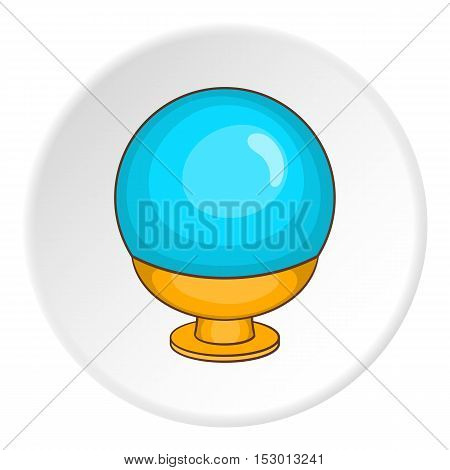 Magic ball icon. Cartoon illustration of magic ball vector icon for web