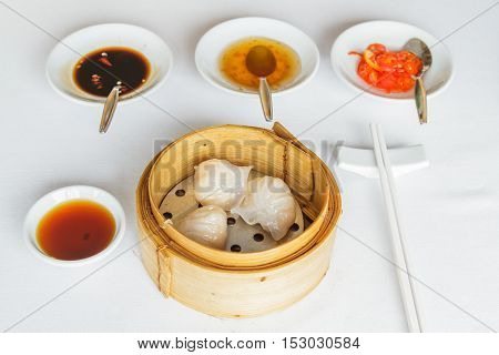 Steamed Shrimp Har Gow Dumpling