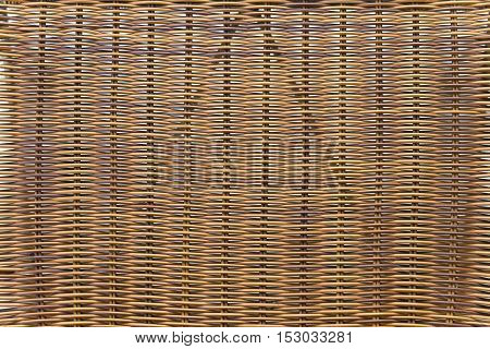 brown rattan furniture texture and pattern background