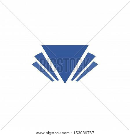 Triangle logo design, modern triangle logo design