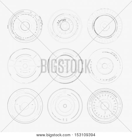 Sci Fi Futuristic User Interface.
