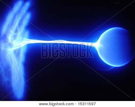 Kéz és az Arc statikus elektromosság