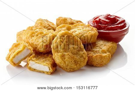 Chicken Nuggets And Ketchup