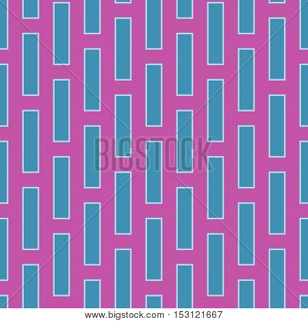 Rectangle chaotic seamless pattern. Fashion graphic background design. Modern geometric stylish abstract texture. Colorful template for prints textiles wrapping wallpaper. Stock VECTOR illustration