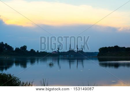 Nice Lake In A Beautiful Evening