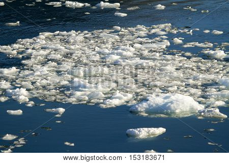 Amalia Glacier - Global Warming - Ice Formations