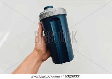 Healthy Lifestyle And Sports Nutrition, Protein Shake. A Serving Of Protein After A Workout