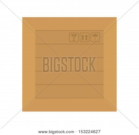 carton box packing isolated icon vector illustration design