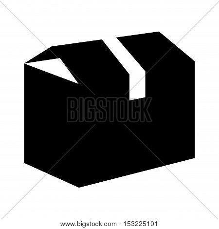 carton box packing isolated icon vector illustration design