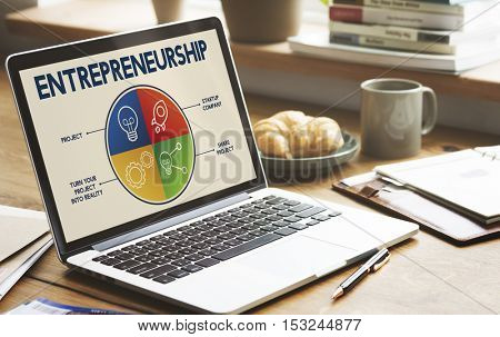 Entrepreneurship Tycoon Small Business Enterprise Concept
