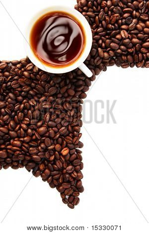 ESSPRESSO Kaffee abstrakt