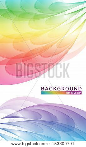 Multicolored abstract background. The composition of bright colors.