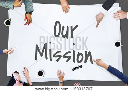 Our Mission Ideas Leadership Concept