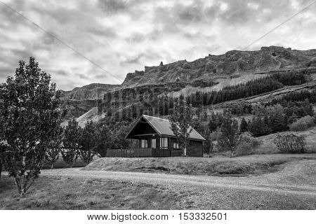 Cabins By The Hills In Iceland