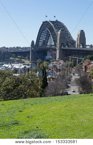 Sydney Harbour Bridge From The Observatory Hill