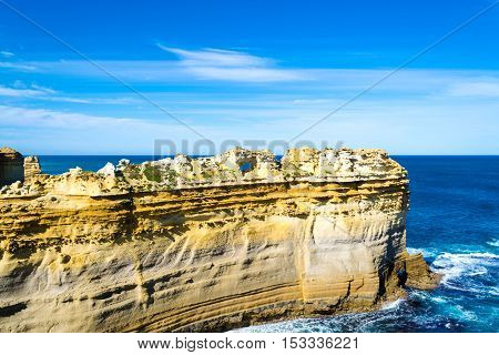 Sentinal Rocks In The Sea By The Great Ocean Road