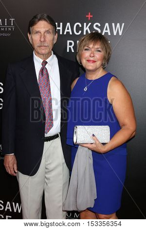 LOS ANGELES - OCT 24:  Desmond Doss Jr., Elaine Roorda at the 