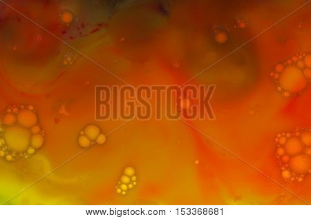 Colorful abstract space images with blended colors