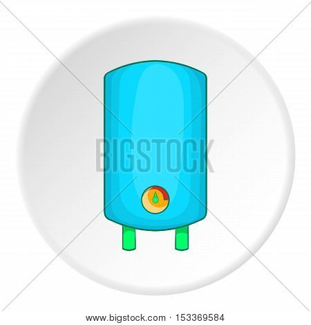 Boiler or water heater icon. Cartoon illustration of boiler or water heater vector icon for web