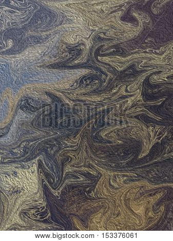 Abstract pointillist oil painting. Abstract impressionist art work in pointillist style - brush strokes of oil painting - colorful abstract texture.