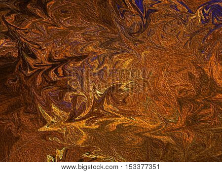 Abstract pointillist oil painting. Abstract impressionist art work in pointillist style - brush strokes of oil painting - colorful abstract texture.