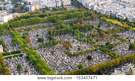 View On Montparnasse Cemetery