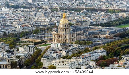 The City Skyline At Daytime. Paris, France