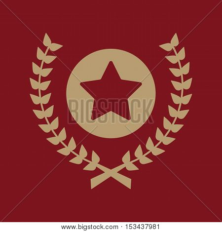 Award icon. Priz symbol. Flat Vector illustration