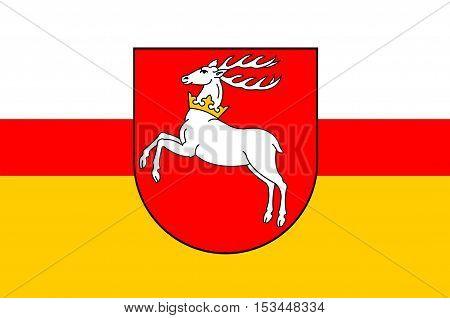 Flag of Lublin Voivodeship or Lublin Province in southeastern Poland