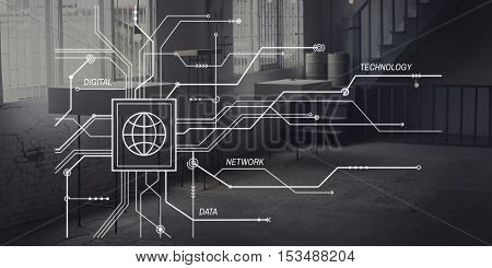 Network Matrix Internet Computer System Net Concept