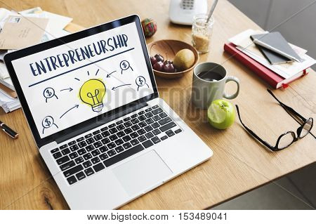 Entrepreneurship Tycoon Small Business Enterprise Concept