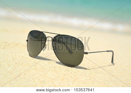 Sunglasses on the beach Karon in Tailand